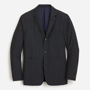 J.Crew Wallace & Barnes Suit Jacket Italian Wool-Blend Seersucker Size 38R NWT